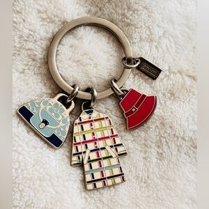 Coach vintage legacy keychain/ purse charm